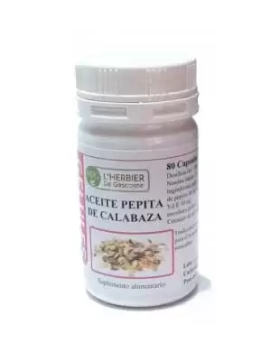 Aceite de Pepita de Calabaza - 80 perlas
