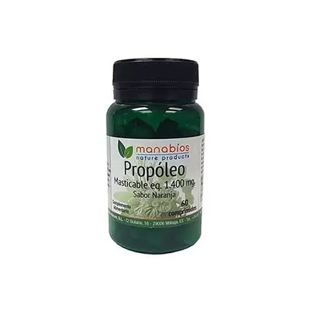 Propóleo Masticable equiv. 1.400 mg - 60 Comprimidos