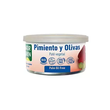 Paté Vegetal - Pimiento y Olivas