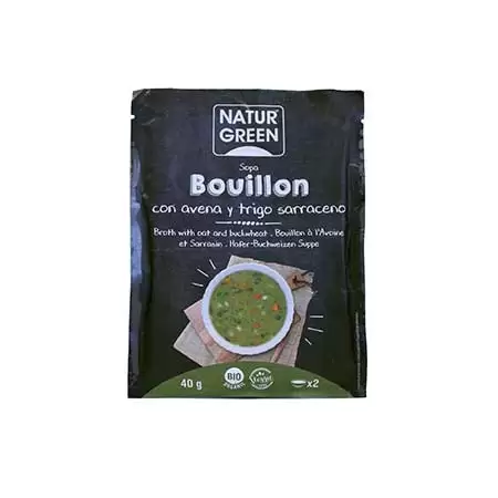 Sopa Bouillon con Avena y Trigo sarraceno