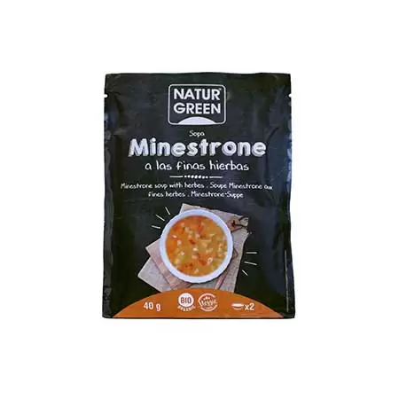 Sopa Minestrone a las finas hierbas