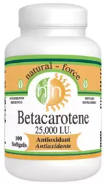 Beta-Caroteno 25.000 UI - 100 perlas