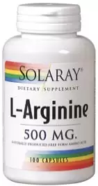 L-Arginine - 500 mg - 100 Cápsulas