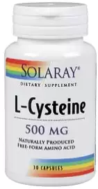 L-Cysteine - 500 mg - 30 Cápsulas