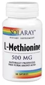 L-Methionine - 500 mg - 30 Cápsulas