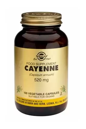 Cayena - 100 Cápsulas Vegetales