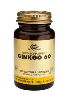 Ginkgo 60 - 60 Cápsulas Vegetales