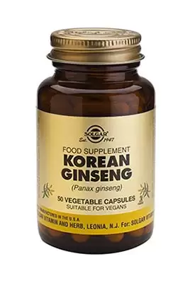 Ginseng Coreano - 50 Cápsulas Vegetales
