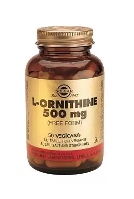 L-Ornithine - 500 mg - 50 Cápsulas