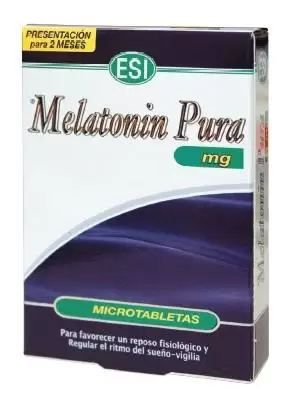 Melatonina Pura 1,9 mg - 60 tabletas