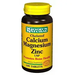 Calcium Magnesium Zinc - 100 Tabletas