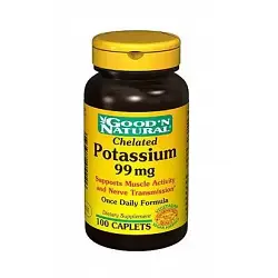 Potassium Chelated 99 mg - 100 Tabletas