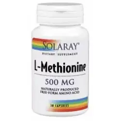 L-Methionine - 500 mg - 30 Cápsulas