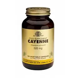 Cayena - 100 Cápsulas Vegetales