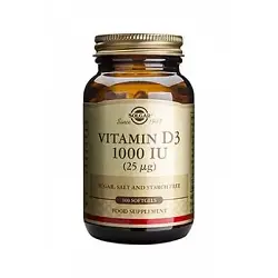 Vitamina D3 - 1000 UI (15 µg) - 100 Cápsulas Blandas