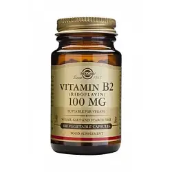 Vitamina B2 - 100 mg  - 100 Cápsulas Vegetales