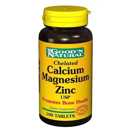 Calcium Magnesium Zinc - 100 Tabletas