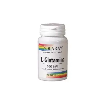 L-Glutamine - 500 mg - 50 Cápsulas