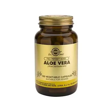 Aloe Vera - 100 Cápsulas Vegetales