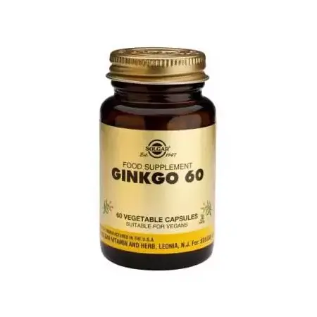 Ginkgo 60 - 60 Cápsulas Vegetales