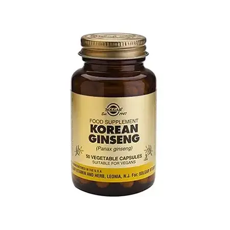 Ginseng Coreano - 50 Cápsulas Vegetales