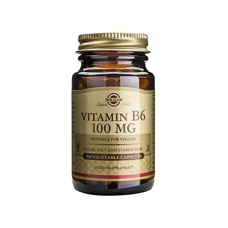 Vitamina B6 - 100 mg  - 100 Cápsulas Vegetales